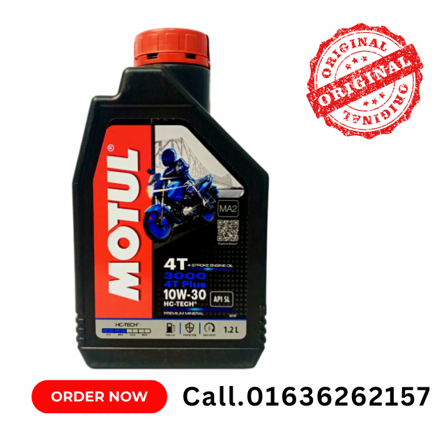 Motul 3000 4T Plus 10W30 Mineral Engine Oil 1.2 Lt
